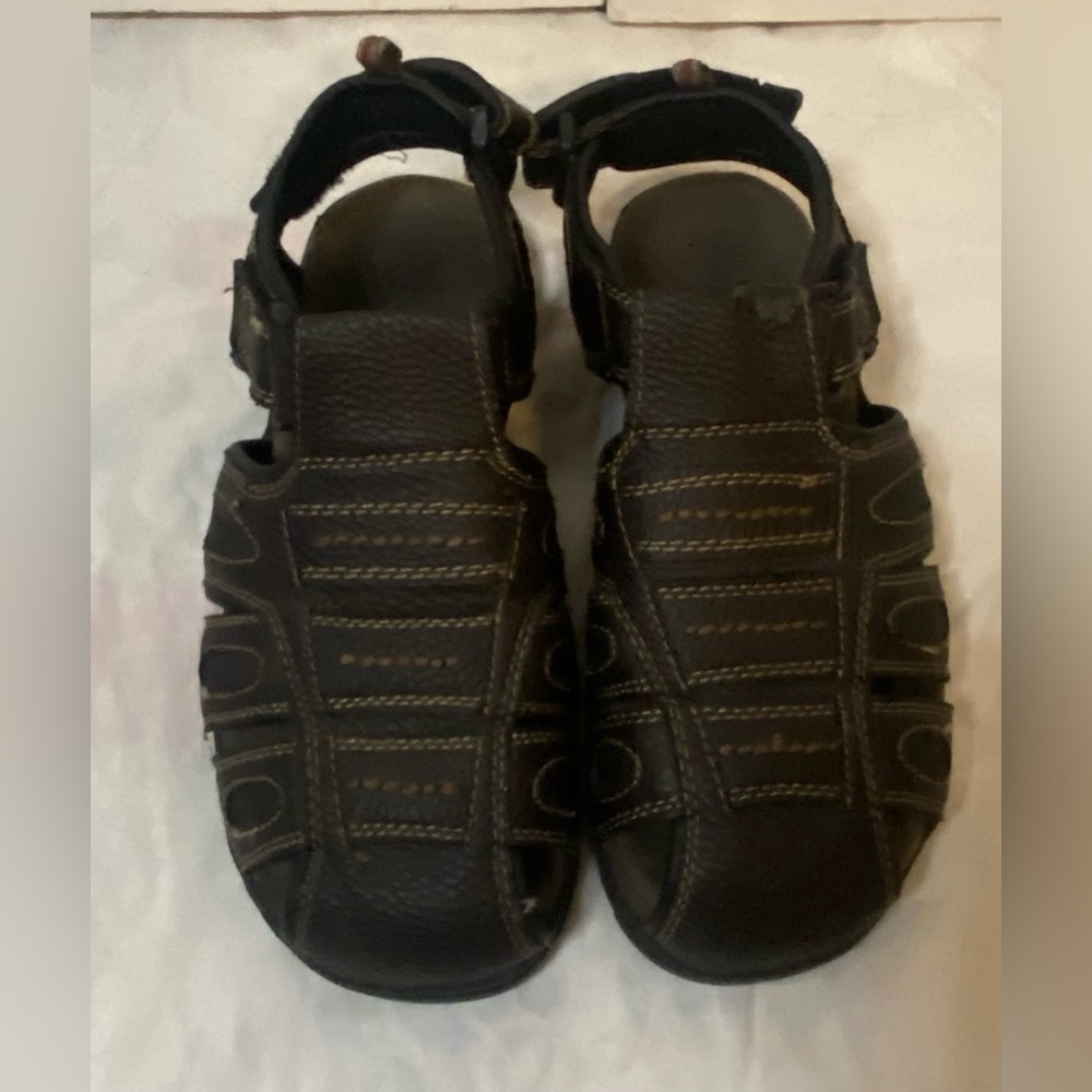 Men’s Wrangler Brown Fisherman’s Sandals with adjustable heel & ankle straps 8